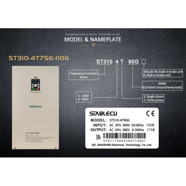 90KW AC Drive VSD Frequency Inverter For Machine