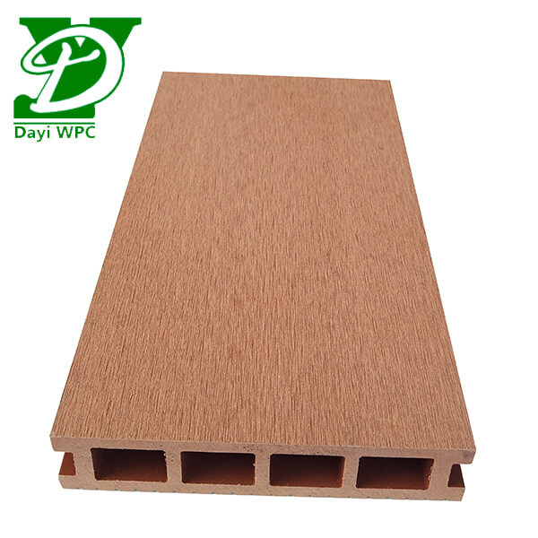 High Density Hollow Composite Deck Board Swimming Pool WPC Decking Customised