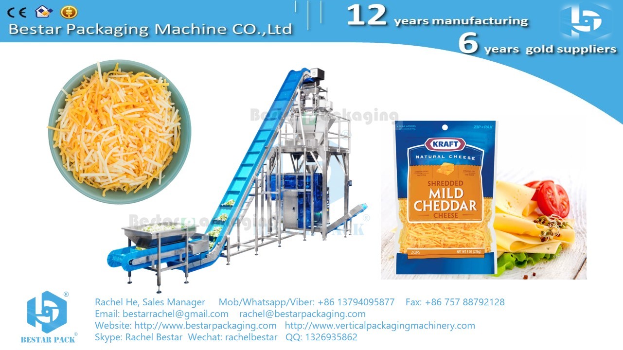 Bestar cheese pouch weighing packing machine high configuration BSTV-650AZ