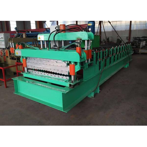 Electric Control Double Layer Roll Forming Machine , Cnc Roll Forming Machine