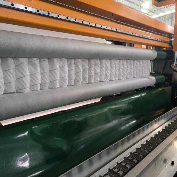Automatic Spring Assembly Machine With Touch Screen Display Bag Spring Viscose Machine