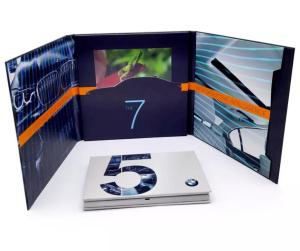 video booklet 7 mini LCD digital photo frame wedding advertising video book