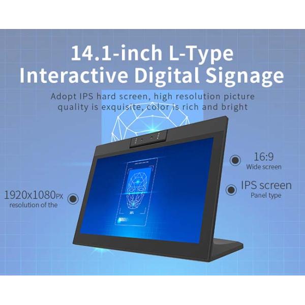 PoE Function Table Top Digital Signage , Android Touch Screen Tablet