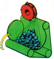 Carbon Steel Steel Shot Blasting Machine With Automatic Loading / Unloading System