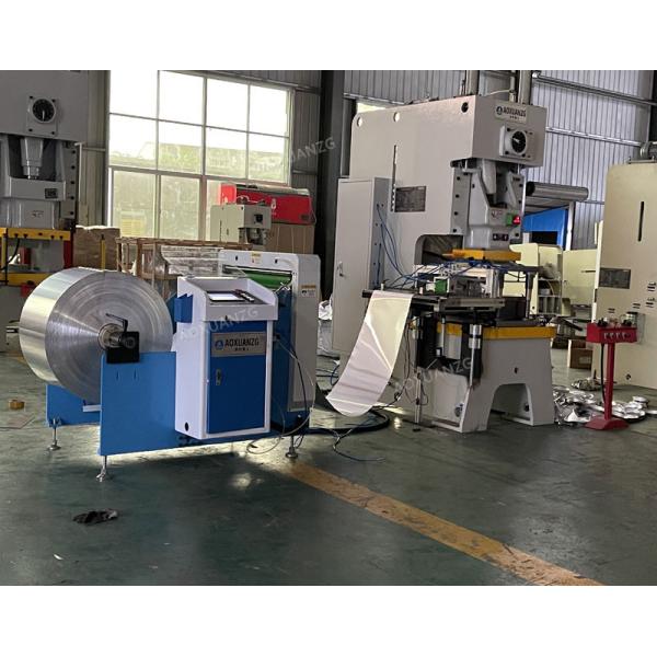 Semi Automatic Punching Press Machine Alu Foil Bowls Cups Plates Macking