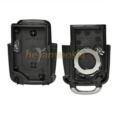 Cheap Vw 2 Buttons Smart Key Shell with Emergency Key Insert for sale