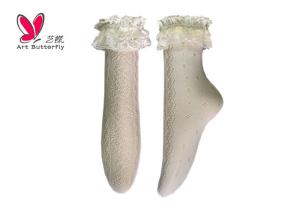 Fashion Design Crystal Women'S Fishnet Ankle Socks / Ankle Tights Socks