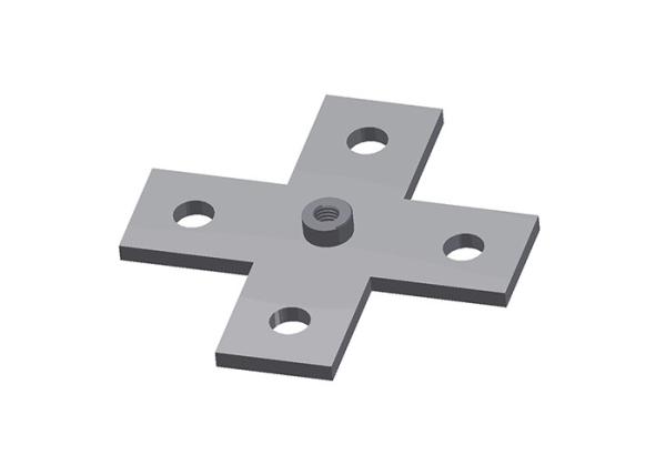 Cheap Flat Fitting Cross Plate With Nut For Ceiling Grids for sale
