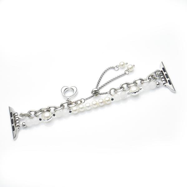 Stainless Steel Jewelry Band for Apple Watch 38mm Series 8 7 6 5 4 3 2 Smart Watch