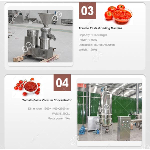 500 Kg Per Hour For Industrial Use Tomato Processing Machine Tomato Sauce Production Line Price