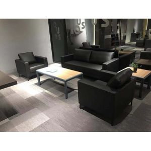 Best Wood Single Leather Sofa , DIOUS Office Reception Seating wholesale