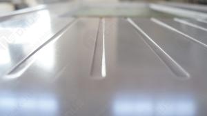 China Epoxy Resin Laboratory Chemical Resistant Table Tops With The Grooves For Laboratory Work Benches on sale