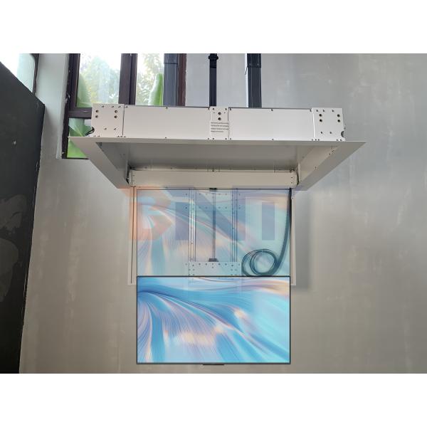 55 Inch Ceiling Flip Down Motorized TV Lift / TV Ceiling Motorized Lift Motorized Stands Flip Down Ceiling Tv Bracket