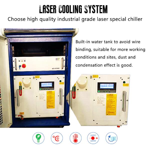 HandHeld Fiber Laser Welding Machine 1000w-3000w With Auto Wire Feeder