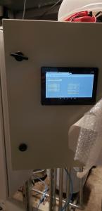 Room Control 7 Inch Embedded Wall White Color Android Tablet Ethernet POE Without Camera