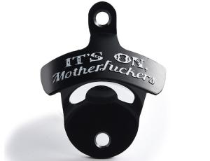 Creative Design Style Metal Die Casting Zinc Alloy Wall Mounted Bottle Opener for Party Game Gift