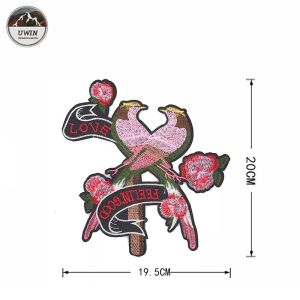 Best Handmade Rhinestone Patch #C1007 Embroidery Flower Applique wholesale