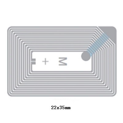 High Frequency PET RFID Inlay Writable Nfc Tags 1 - 3cm Reading Range