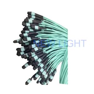 12 Strand MPO MTP Cable Multimode Fiber Optic Cable Mpo Connector With Mtp Mpo Fiber Ends