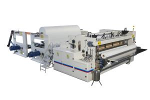 China Wall Type Toilet Paper Manufacturing Machine High Efficiency 0-230 M / Min on sale