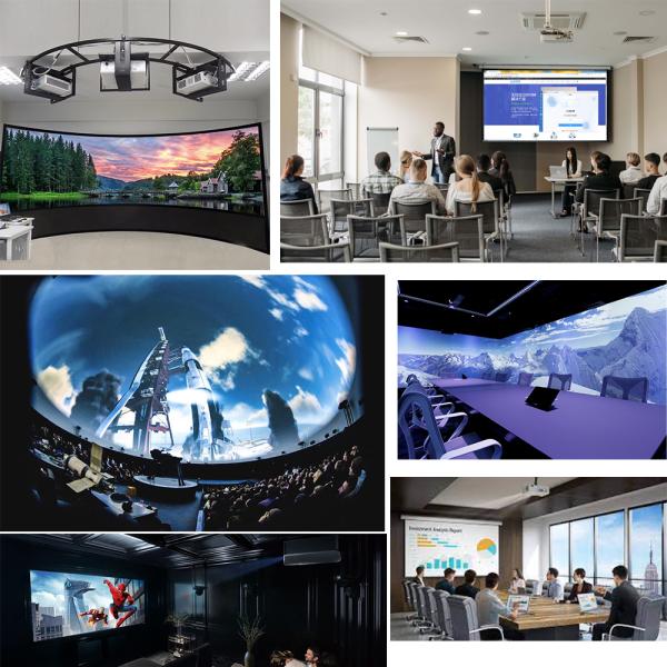 3LCD Laser Projector 5300 Lumens Projector For Meeting Room Golf Simulator