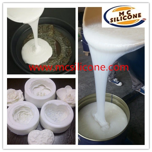 Customizable MCSIL-2025 Liquid White Tin Cure Silicone Rubber for Artificial Stones Mold Making