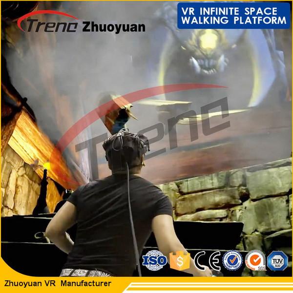 Cheap Game Center VR Space Walk , 9D Virtual Reality Cinema With HTC Headset for sale