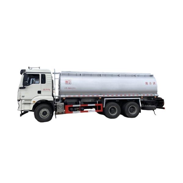 Cheap Shaanxi Automobile Heavy Truck 336 Horsepower 6X4 Total Weight 29 Ton tank Size 7*2.46*1.76m Crude Oil  Liquid Supply Vehicle for sale
