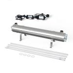 304 Stainless Steel Pipeline UV Water Filter Machine 48gpm Overflow Removable