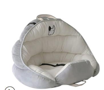 Cheap Luxury Dog Bed Cushion Pp Cotton Filled Carrier Portable Dog Car Safety Seat Bed for sale
