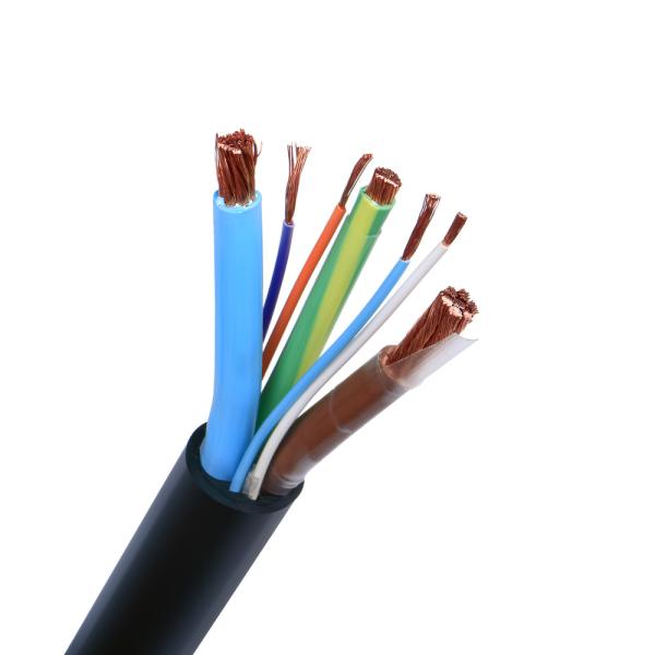 Round Wire Material Shape Flexible Control Cable for Industrial Automation Equipment Cable
