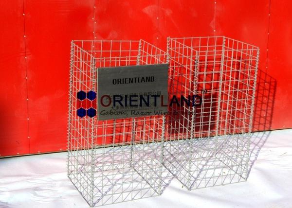Cheap Welded Wire Stone Gabion Pillars / Gabion Columns As Decorative Elements for sale