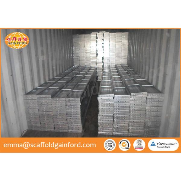 Galvanized scaffolding steel plank 210mm width with 4000mm for buildings