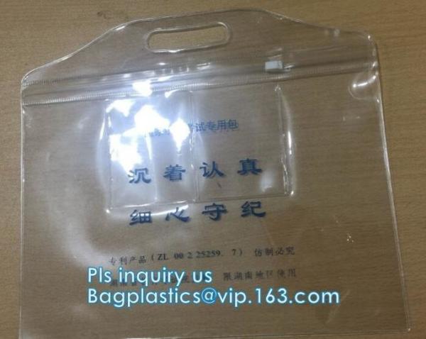 Cosmetic K Clear Bubble Bags/Hot Sale Slider Zipper Bag, Slider Hook Hanging Zipper Bag, Slider Zipper PVC Pencil 3