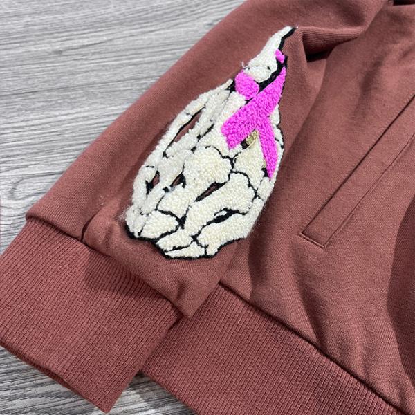 Custom 3d Puff Printing logo 500 Gsm Full Zip up Hoodie Chenille Embroidery Acid Wash Fleece Zipper Oversized Streetwear Hoodie