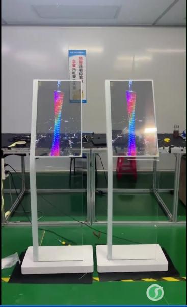 30 Inch Transparent OLED Display Module With Touch Panel 1366*768 Dots RS232*1