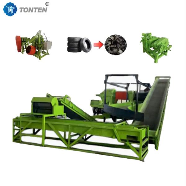 Cheap Rubber Truck Car Tire Recycling Plant Automatic Tyre Recycling Line for sale