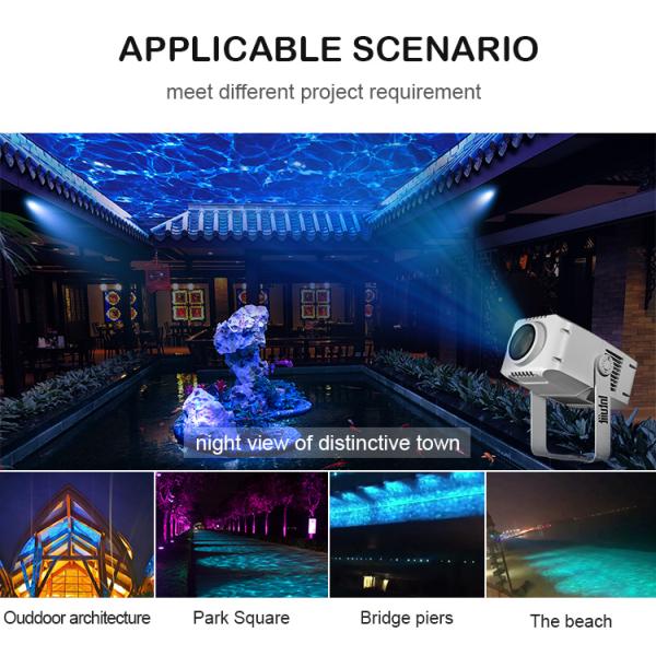 Waterproof Effect IP65 60W Led Water Wave Pattern Light For Outdoor Park