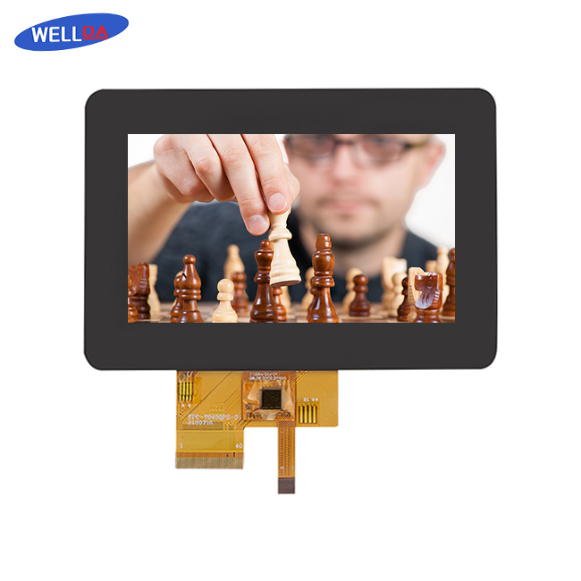 24 Bit RGB Interface TFT LCD Ips 123.04*84.46*4.8mm ISO9001 CE