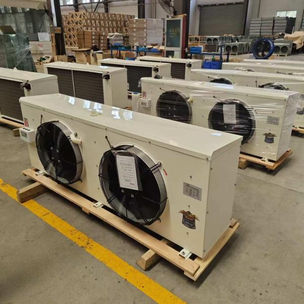 Large Capacity 3 Phase External Type Copper Fin Type Heat Exchanger Cold Room Evaporatorss