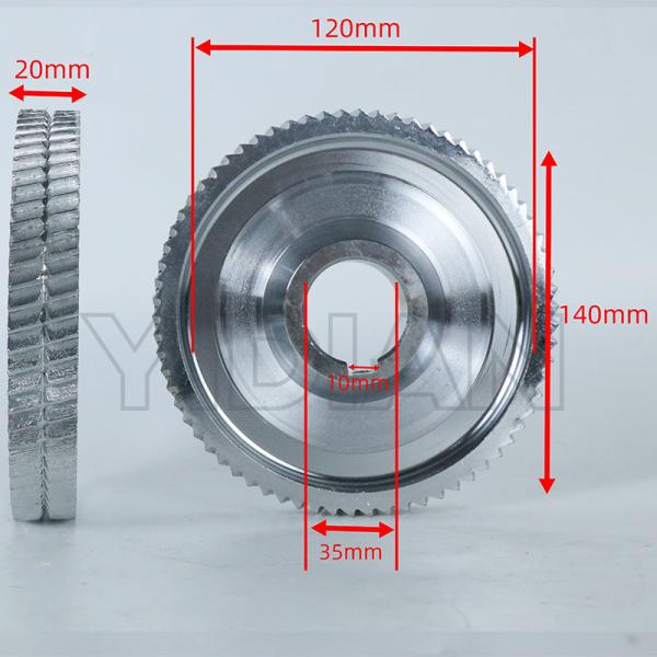 100mm Moulder Feed Rollers For CNC Machine Four Side Moulder Feed Wheels