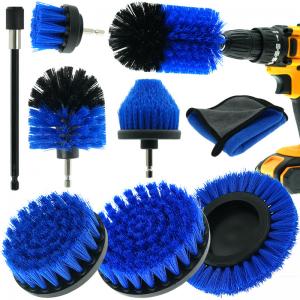 China 9PC Blue Grout Brush Drill Attachment Sponge Car Wheel Detailing on sale