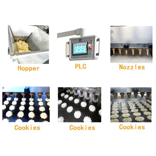 Semi Automatic Cookie Production Line Forming Part Small Cookie Making Machine