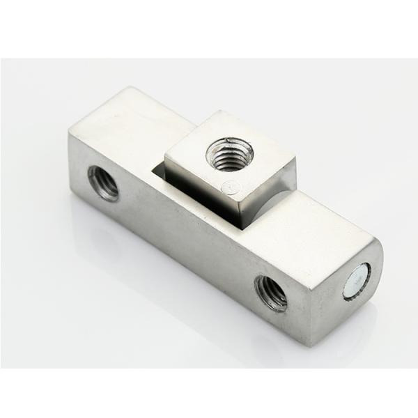 Customized Bright Chrome Plated Cabinet Hardware Hinges Zinc Alloy Material