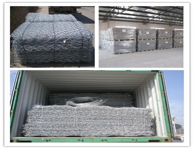 2.2mm 70x90mm Gabion Box Hexagonal Wire Netting