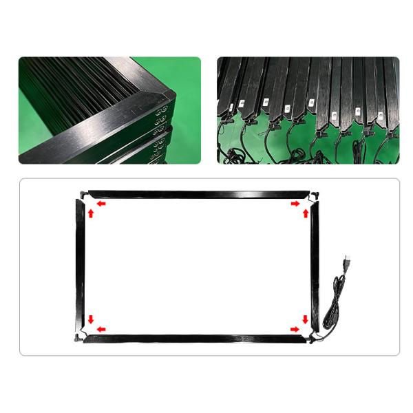 YCLTOUCH 32 inch infrared multi touch screen frame with 20 touch points