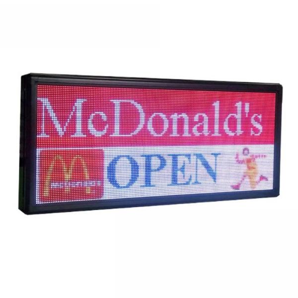 Cheap 7 Color Programmable Led Display Board USB WiFi Car Window Led Display for sale