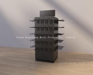 Black  Metal TUV Certificate Multi Layers Earring Holder Stand, Rotating Display stand With Hook