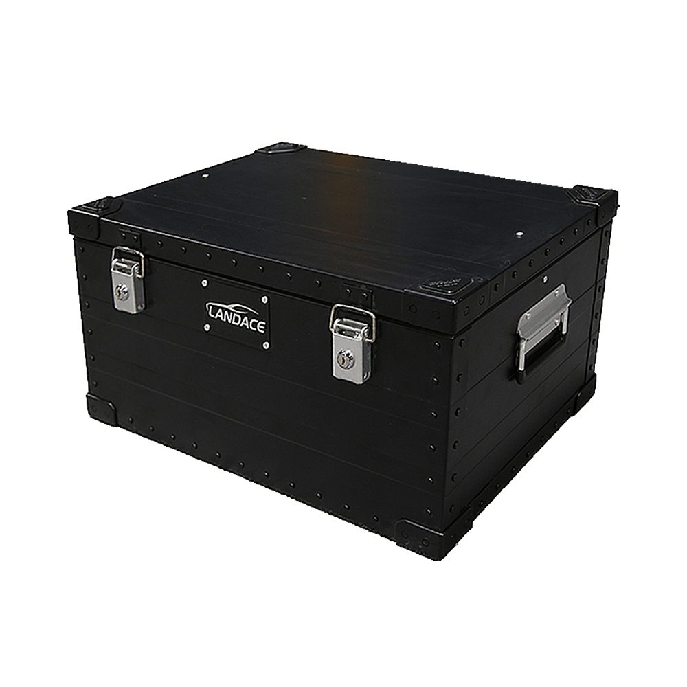 Powder Coated Aluminum Alloy Vintage Glamping Outdoor Camping Storage Box 600*400*300mm