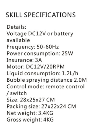 DMX Remote Control Bubble Machine Profession Stage Equipment with Beautiful Effect
